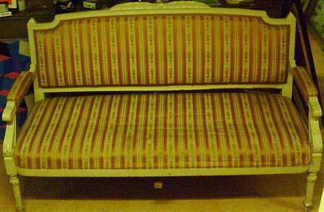 Gustaviansk 1700-tals soffa 2 stolar mrkt Eriksson