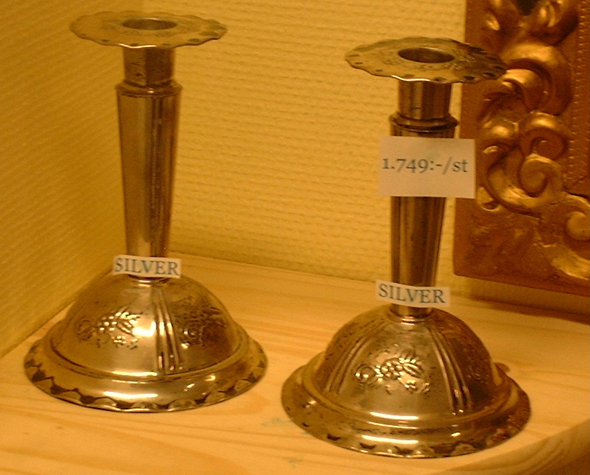 Candlesticks in silver! 496$ for both