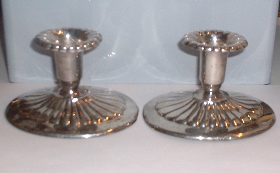 Silver candlesticks! See separate picture of stamps 830 S!