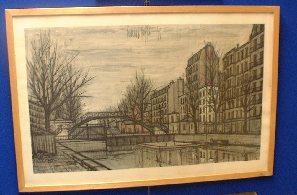 Bernard Buffet poster-lithography printed on thick paper!