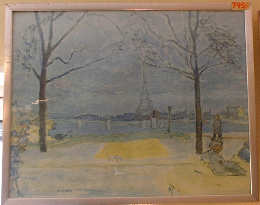 Bonnard Paris inramad affisch