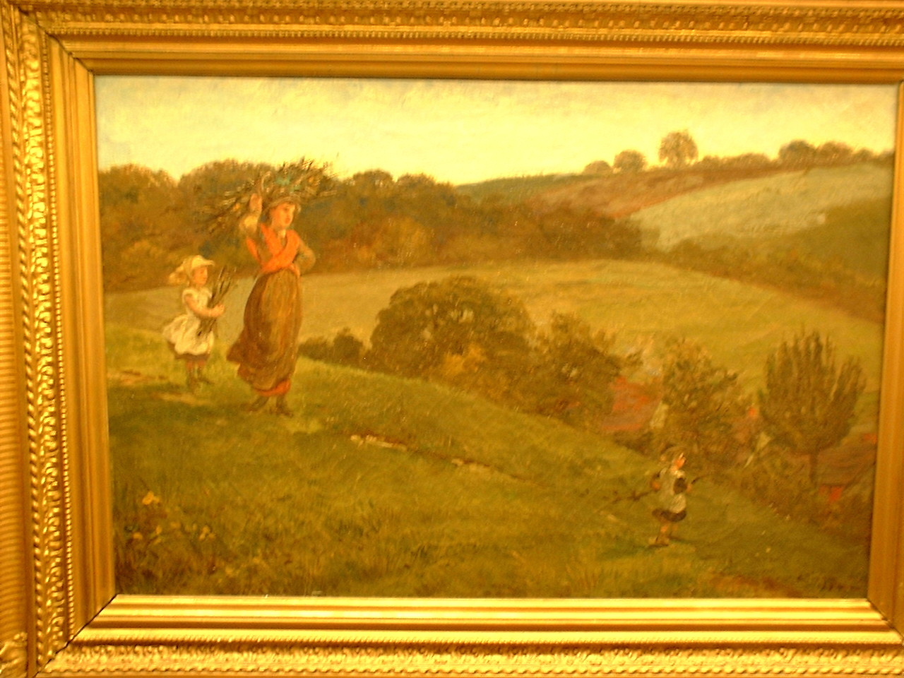 1.Alfred Dixon(1842-1919) landscape oil on canvas: Autumn
