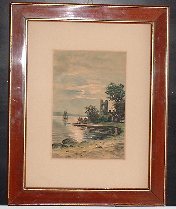 Water colour signed C.L.
