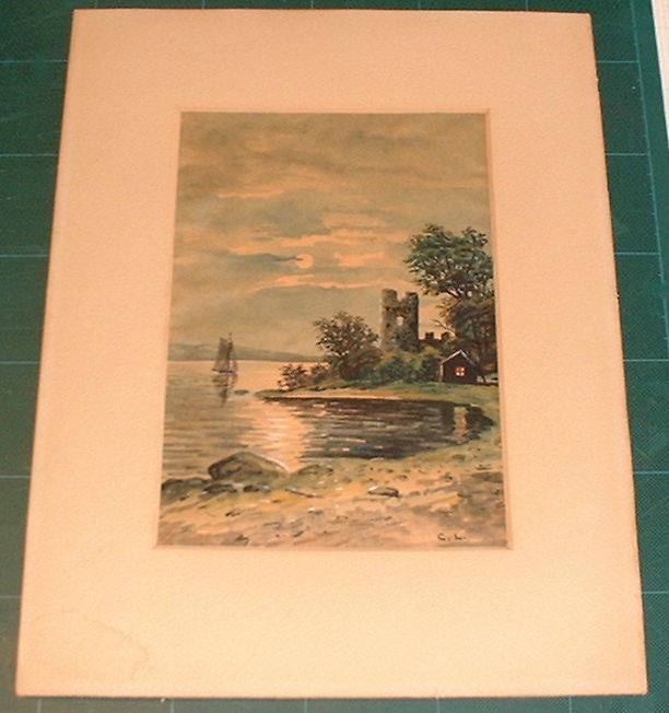 Water colour signed C.L.