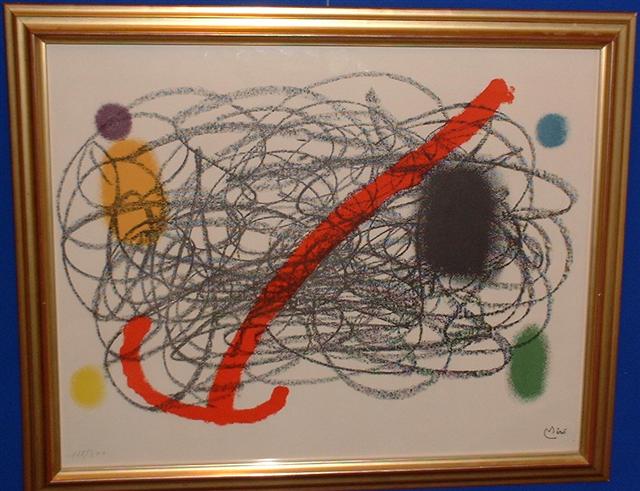 1 Original Miro signed and numbered lithograph