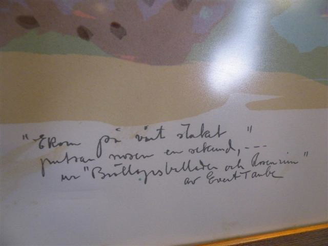 Astri Bergman Taube(1898-1981) sign. och numr. litografi